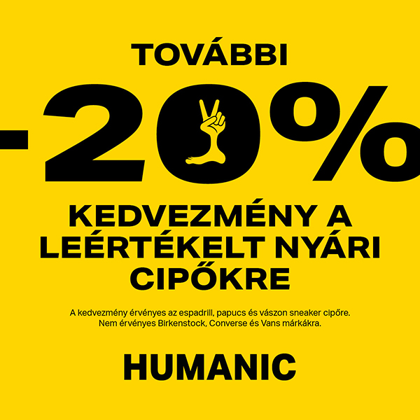 Humanic: 20% kedvezmény