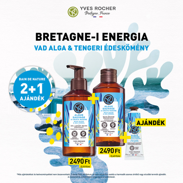 Yves Rocher: 2+1 minden Bain de Nature termékre