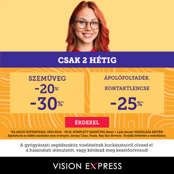 Vision Express: Őszi kedvezmények