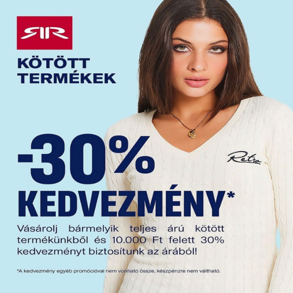 Retro: 30% kedvezmény