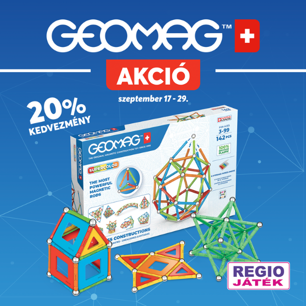 REGIO Játék: Geomag 20% kedvezmény