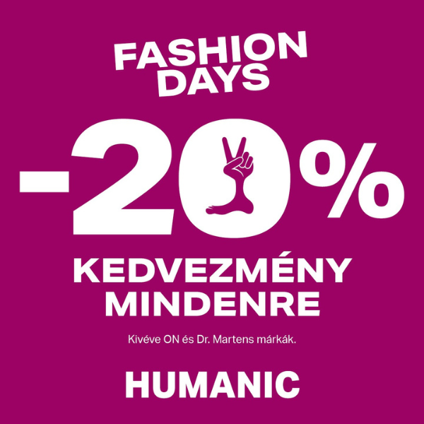 Humanic: 20% kedvezmény