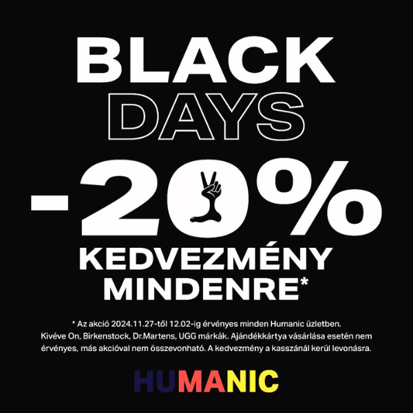 Humanic: 20% kedvezmény