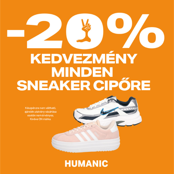Humanic: 20% kedvezmény