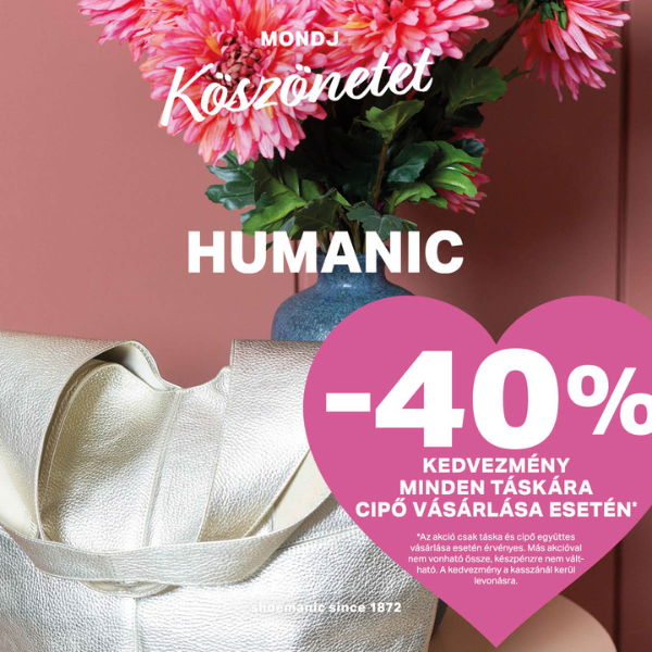Humanic: 40% kedvezmény