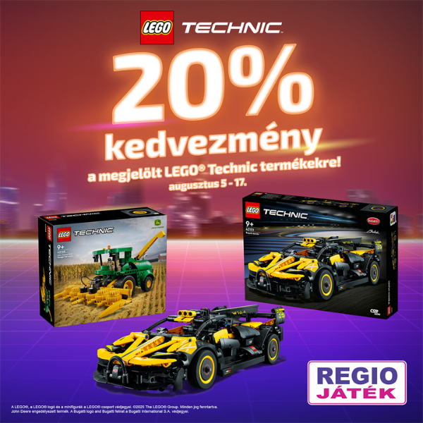 REGIO Játék: 20% kedvezmény