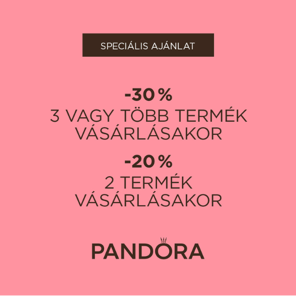 Pandora: Akár 30% kedvezmény