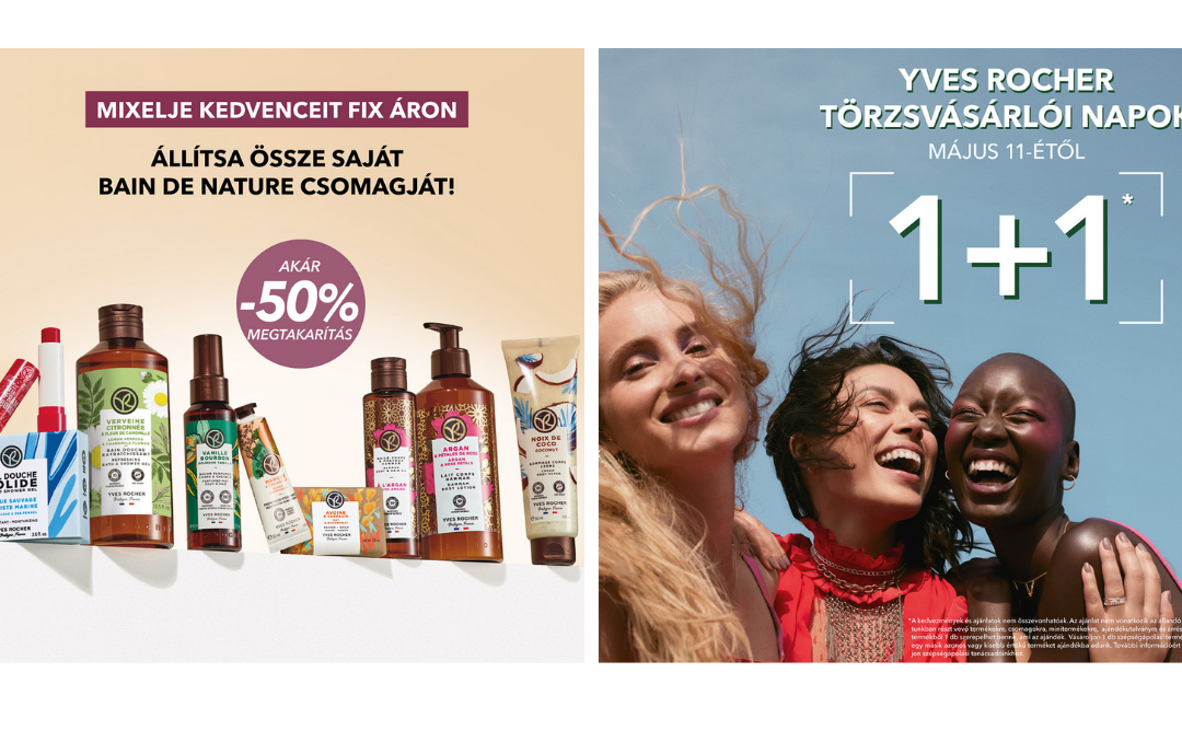 Yves Rocher: Májusi akciók