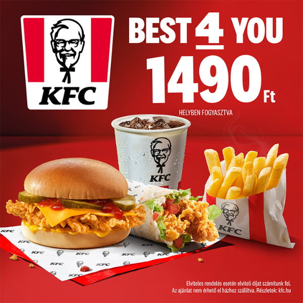 KFC: Best4You ajánlatok
